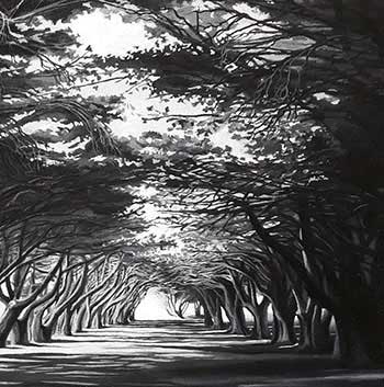 Avenue - acrylic on canvas