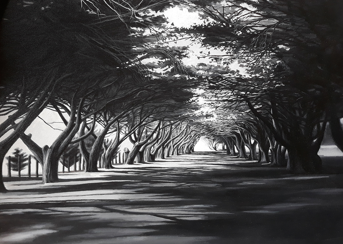 Avenue - acrylic on canvas