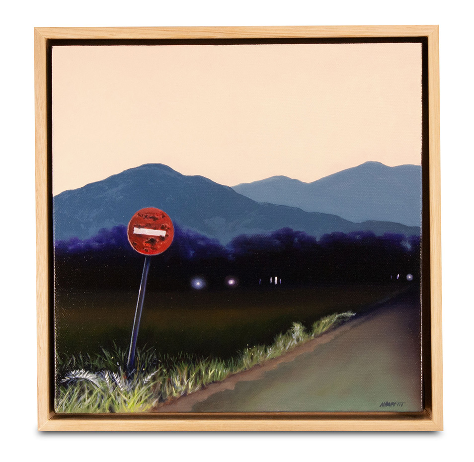 Back roads - oil on canvas