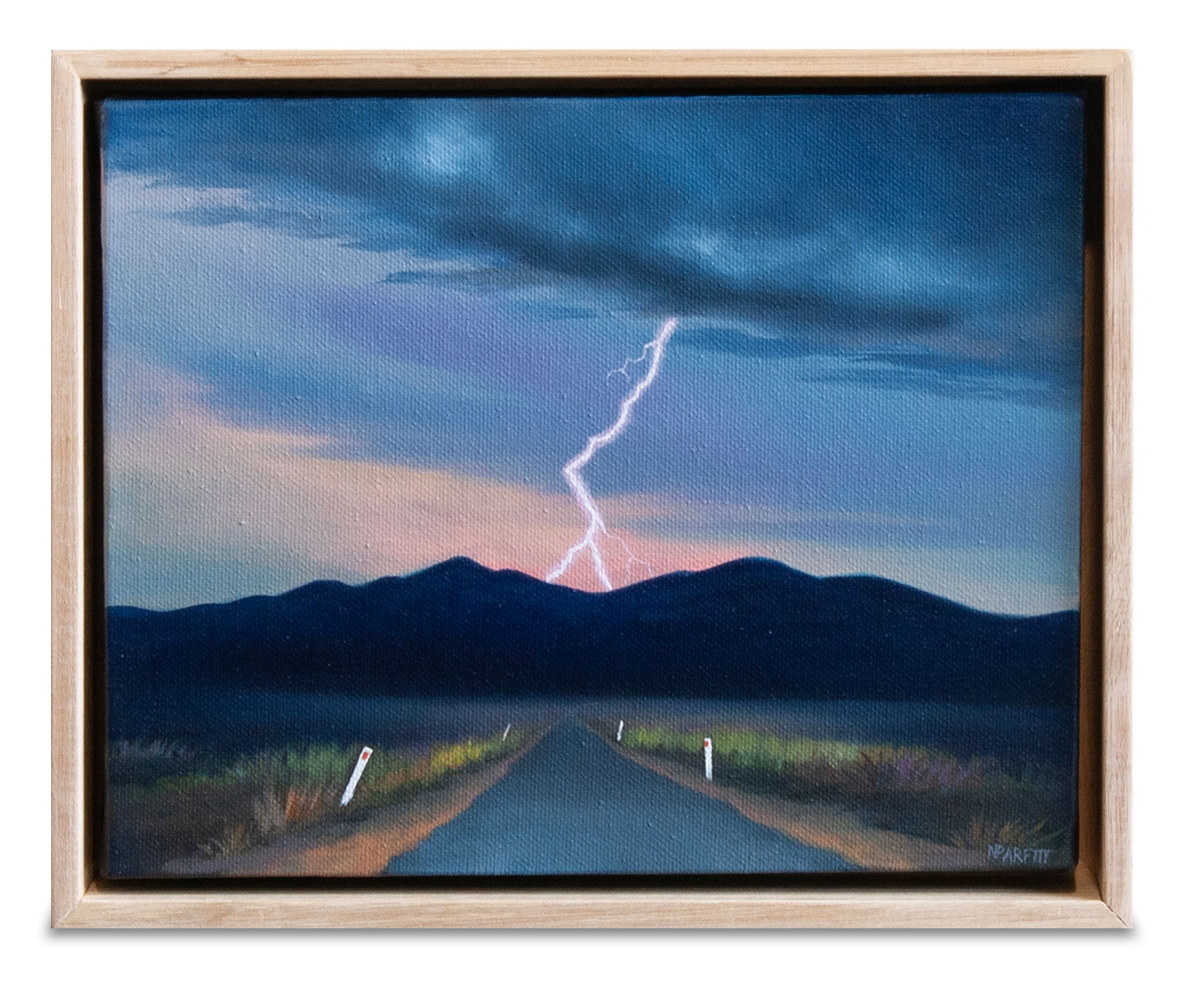 Charged II - oil on canvas (framed)