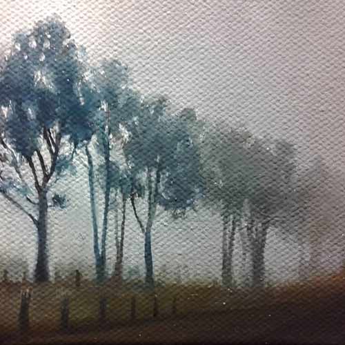 Melton mist - oil on canvas