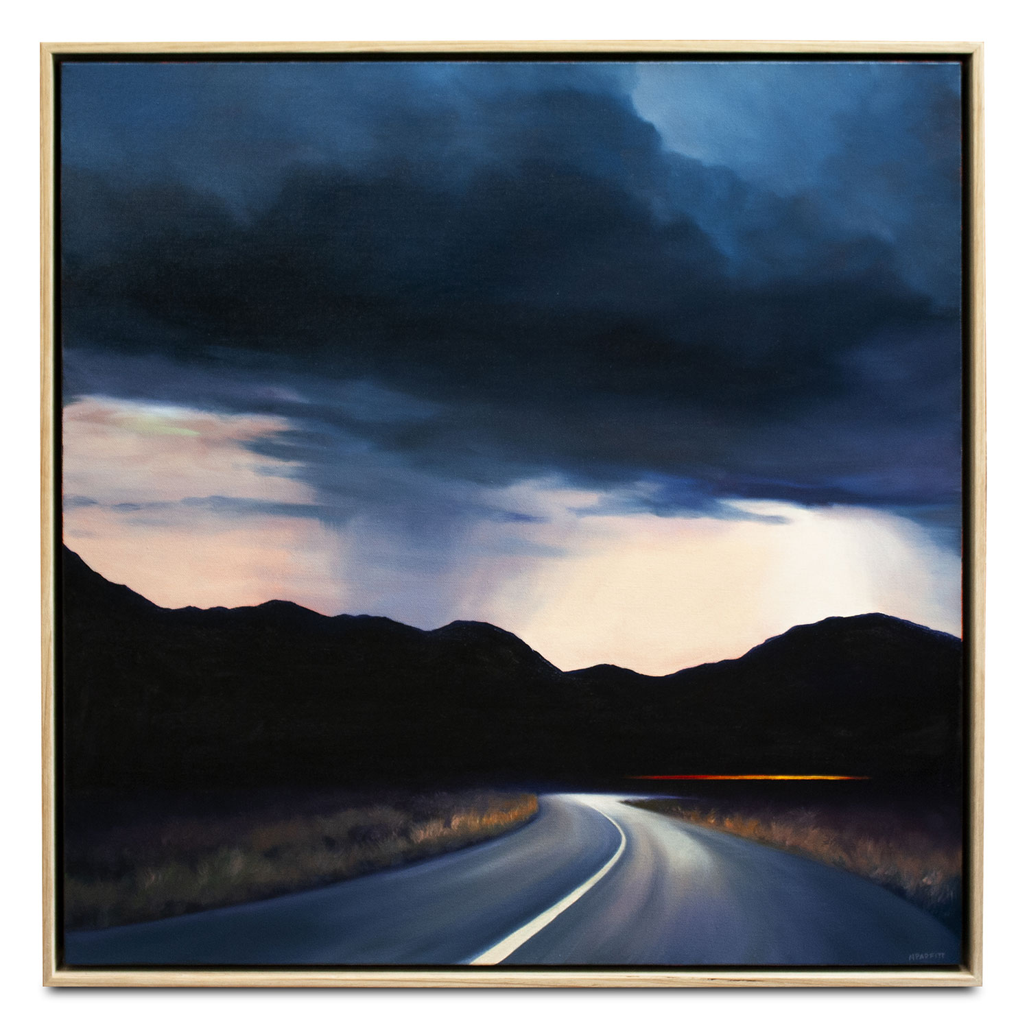 Tail Lights Fade V - oil on stretched canvas