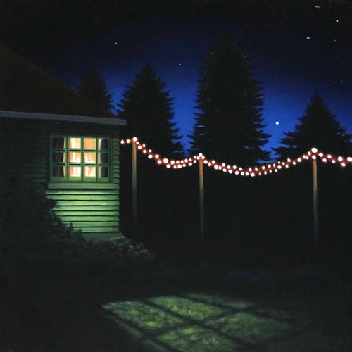 Afterglow: nocturne large - Oil on canvas