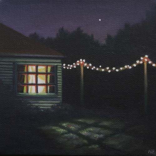 Afterglow: nocturne - Oil on canvas