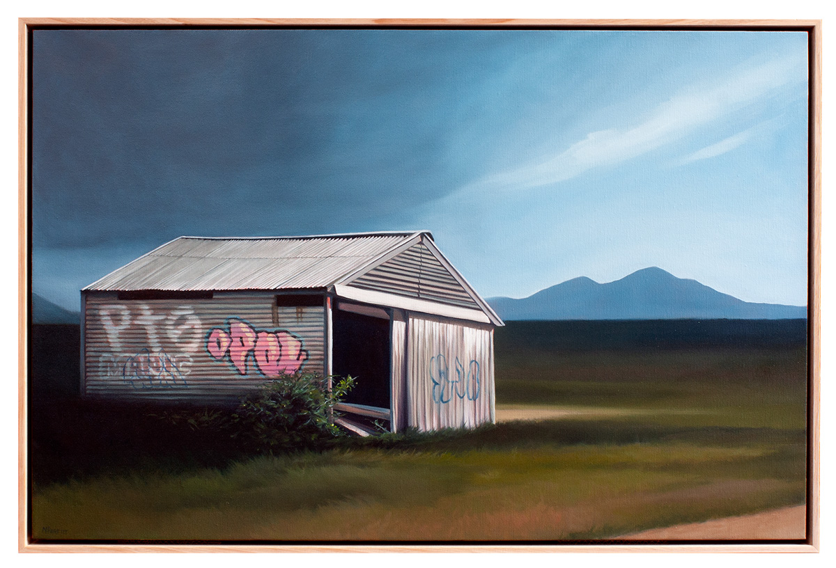 Distant - oil on canvas