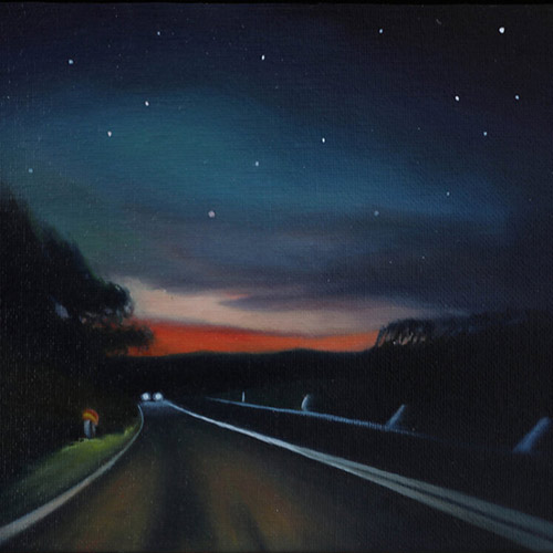 Emerging - oil on canvas