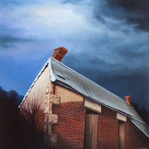 Graham street - oil on canvas