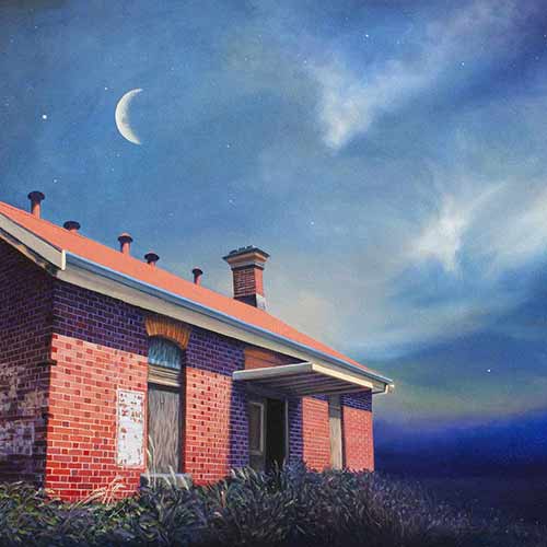 Kyneton isolation ward - oil on canvas