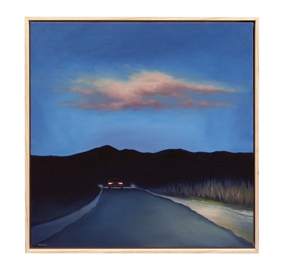 The road less travelled - oil on canvas