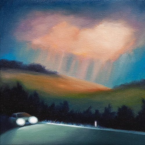 Night drive: Sunset Rain