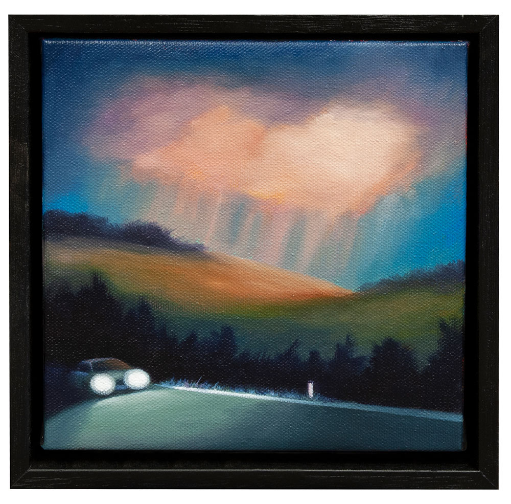 Night drive: Sunset rain Night drive: Sunset rain