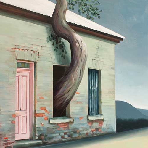 regeneration - oil on wood
