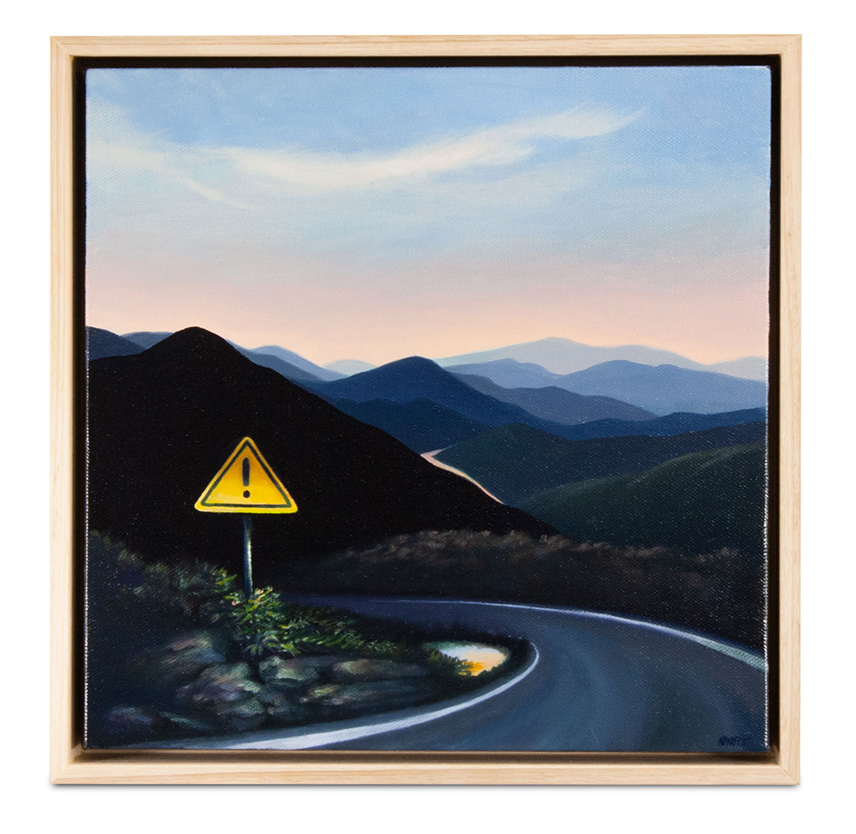 The journey ahead - oil on canvas