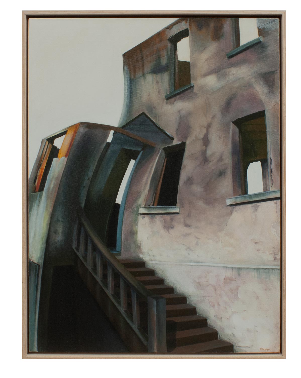 The Rock (Alcatraz) - oil on canvas